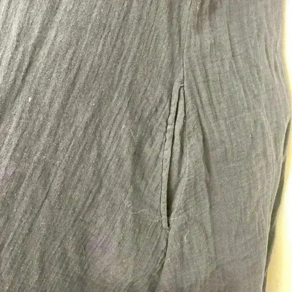 Soft Surroundings Brushed Cotton Textured Midi Dress size small - Picture 5 of 8